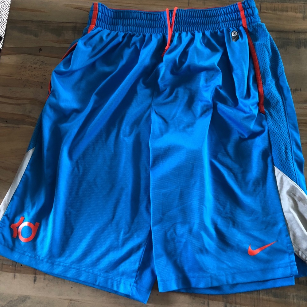 Blue Kevin Durant Nike Basketball Shorts